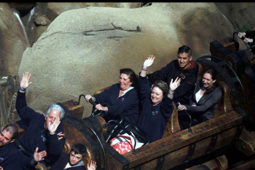 First ever roller coaster ride